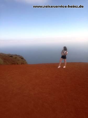 Verena Seitz auf La Gomera in den Sanddünen