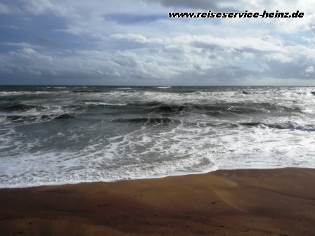 Strandabschnitt auf Sri Lanka